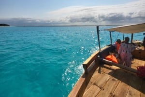 Matemwe: Passeio de barco para ver golfinhos e fazer snorkeling na Ilha Mnemba