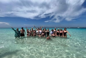 Mnemba pohjois- ja itäpuolelta, puoli päivää