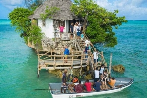 Mnemba Island Dolphin + Snorkel, Kuza Cave & Rock Restaurant