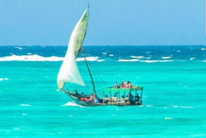 Mnemba: Svøm med delfiner og snorkel på koralrev