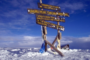 Mount Kilimanjaro klättring: Marangu rutt 6 dagar.