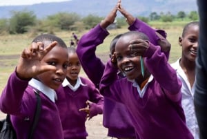 Arusha: Rundtur i landsbyen Mto wa Mbu, vandfald og Maasai Boma