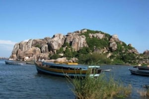 Mwanza: Viktoriasjøen båtsafari med henting på hotellet