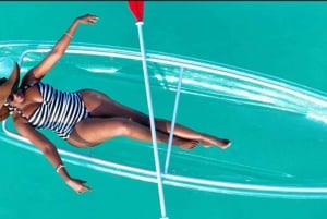 NUNGWIN RANTA; LÄPINÄKYVÄ KIRKAS KAJAKKI