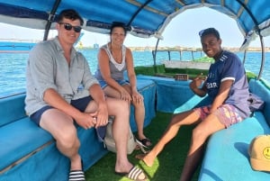 Isola della prigione e banco di sabbia della spiaggia di nakupenda