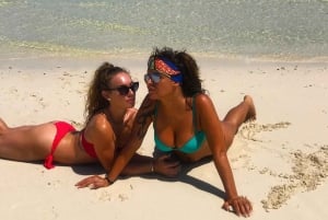 プングメ島、プングメビーチ、砂州バーベキュー、スノーケリング