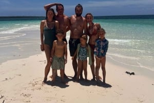 プングメ島、プングメビーチ、砂州バーベキュー、スノーケリング