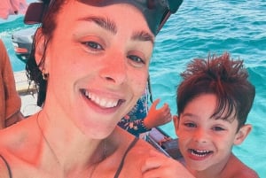 プングメ島、プングメビーチ、砂州バーベキュー、スノーケリング