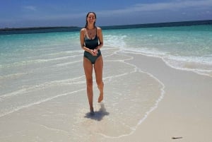 プングメ島、プングメビーチ、砂州バーベキュー、スノーケリング