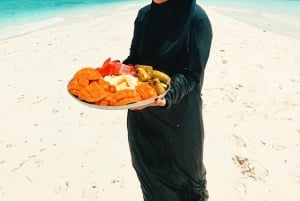 プングメ島、プングメビーチ、砂州バーベキュー、スノーケリング