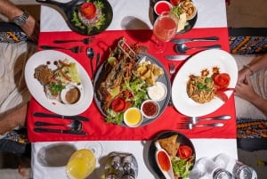 Cena romántica en la playa con fotos