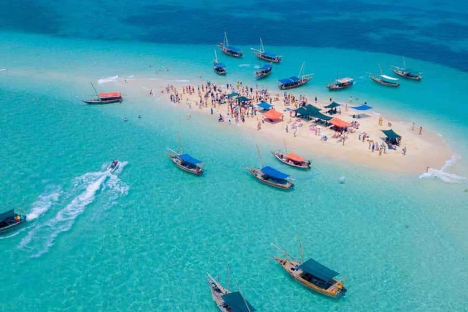 Safari Blue: Tagestour, Schnorcheln, weiße Sandbank, Meeresfrüchte