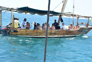 Safari Blue Tour Zanzibar Journée complète avec déjeuner buffet de fruits de mer