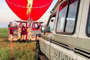 Полет на воздушном шаре в Серенгети и роскошный завтрак в лесу