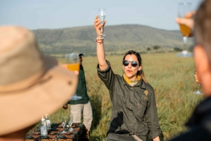 Serengeti: safári de balão e café da manhã no mato