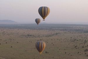 Serengeti: kuumailmapallosafari aamiaisella ja noudolla