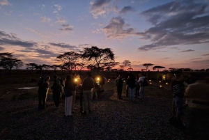 Serengeti: kuumailmapallosafari aamiaisella ja noudolla