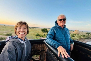 Serengeti: kuumailmapallosafari aamiaisella ja noudolla