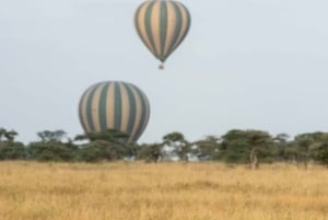 Serengeti National Park: Ballonsafari ved daggry