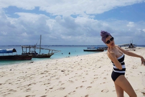 Nurkowanie z rurką, obserwacja delfinów i opcjonalny lunch na wyspie Mnemba