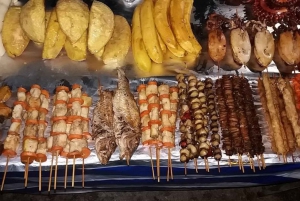 Kivikaupungin kierros, vankilasaari, auringonlasku ja yöllinen ruokatori