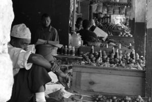 Street food market walking tour in Stone town with transfer