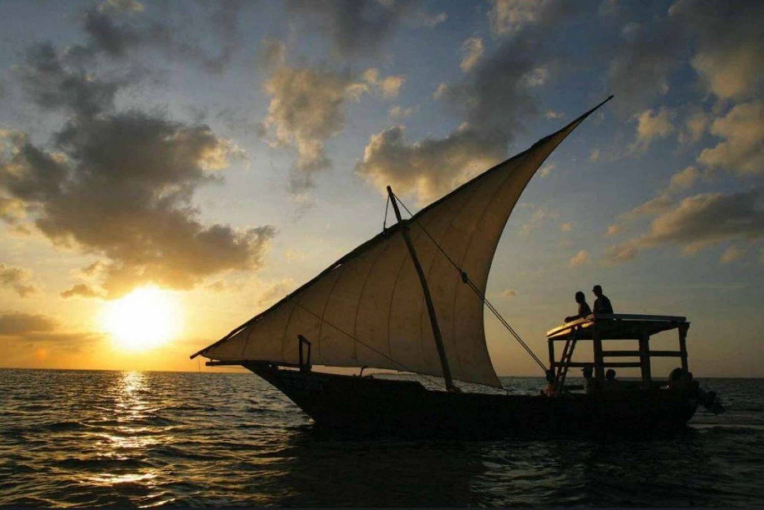 Zanzibar: Dhow-krydstogt ved solnedgang