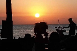 sunset dow cruise at kendwa beach