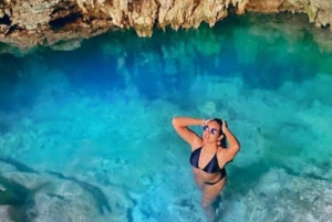 Плавание с черепахами в пещерах Салаам и Куза, а также посещение ресторана The Rock