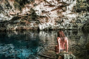 Плавание с черепахами в пещерах Салаам и Куза, а также посещение ресторана The Rock