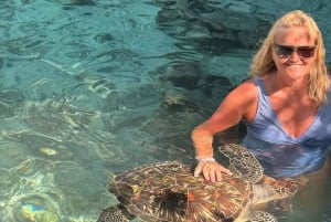 UINTI KILPIKONNIEN KANSSA SALAAMIN LUOLASSA KIZIMKAZIN ZANZIBARISSA