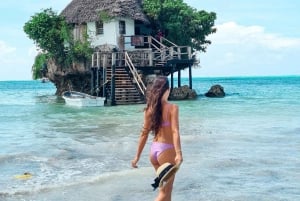 Das Felsenrestaurant und die Blaue Lagune