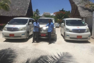 Transfer service from the airport to anywhere in Zanzibar