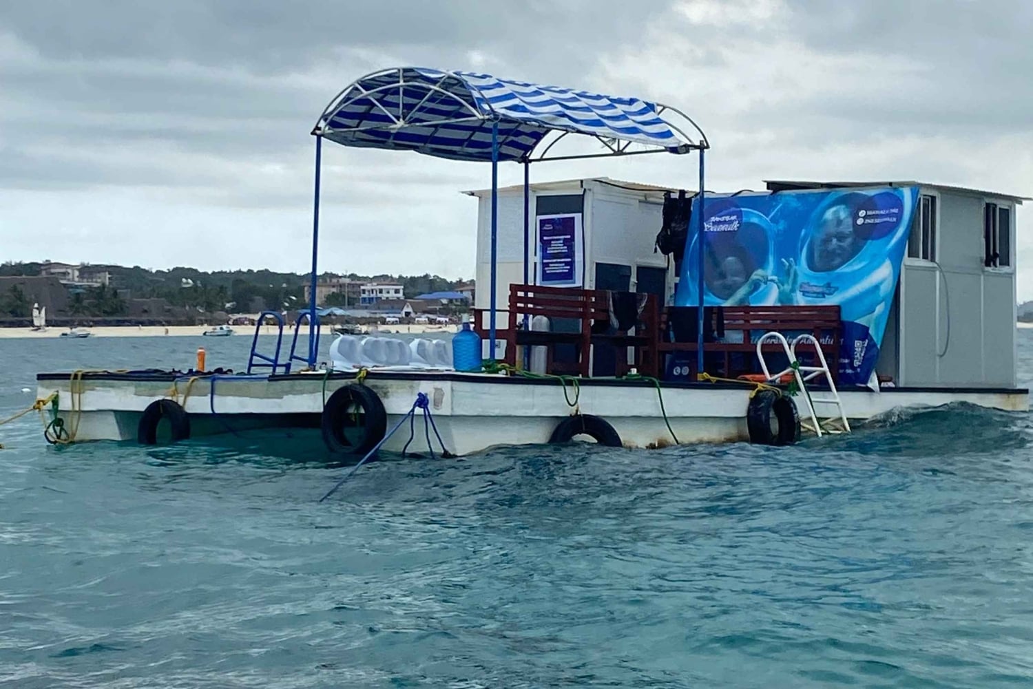 Undervannsgåing på Zanzibar, ingen svømming nødvendig
