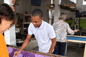 Zanzibar : atelier de fabrication de batik