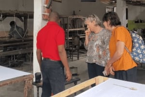 Zanzibar : atelier de fabrication de batik