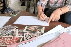 Zanzibar : atelier de fabrication de batik