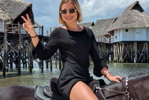 Zanzibar: passeio a cavalo na praia em Jambiani com recolha no hotel