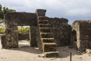 Zanzibar: Bihole-ruinerne, Bungi Beach og mangotræs-tur