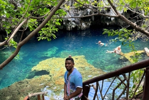 Zanzibar: Blå lagune, søstjerner, Paje Beach og Maalum Cave