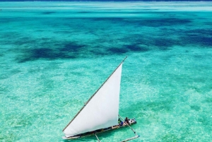 Zanzibar: Blå lagune, søstjerner, Paje Beach og Maalum Cave