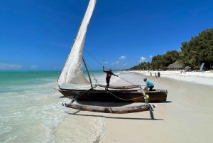 Zanzibar: Blå lagune, søstjerner, Paje Beach og Maalum Cave