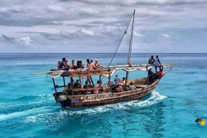 Zanzibar: Dolphin Tour with Snorkeling and Sandbank Visit
