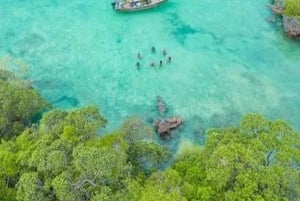 Zanzibar: Koko päivän safari Blue & Blue Lagoon -retki snorklaamalla