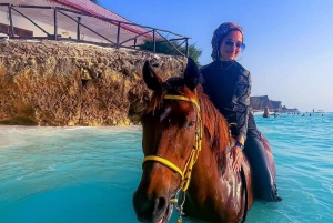 Zanzibar: ridetur og dhow-cruise ved solnedgang