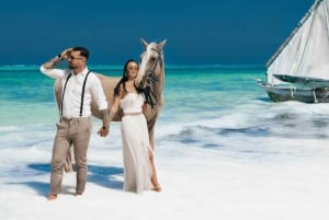 Zanzibar: Ridning på stranden med guide