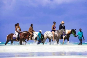 Zanzibar : Promenade à cheval sur la plage avec prise en charge