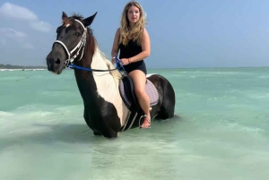 Zanzibar : Promenade à cheval sur la plage avec prise en charge