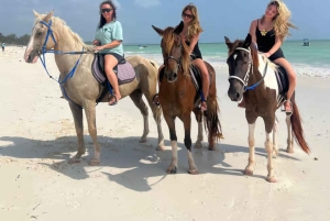 Zanzibar : Promenade à cheval sur la plage avec prise en charge