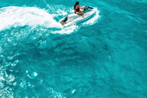 Zanzibar: vesiskootteri, nouto hotellilta, dronekuvat ja -video